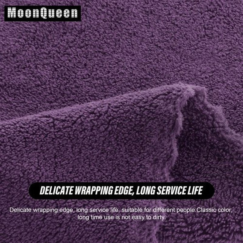 MOONQUEEN Ultra Soft Premium Washcloths Set - 12 x 12 inches - 24 Pack - Quick Drying - Highly Absorbent Coral Velvet Bathroom Wash Clothes - Use as Bath, Spa, Facial, Fingertip Towel (Plum)