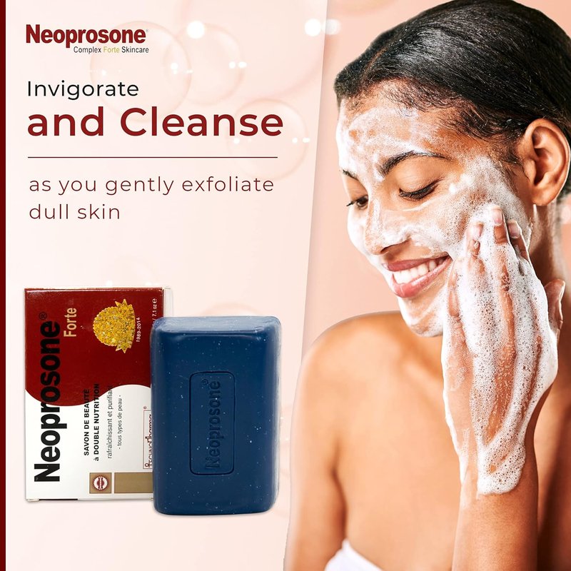 Skin Brightening Soap - Exfoliating Glycerin Bar for Body, Face & Knees | 7.1 oz / 200 g