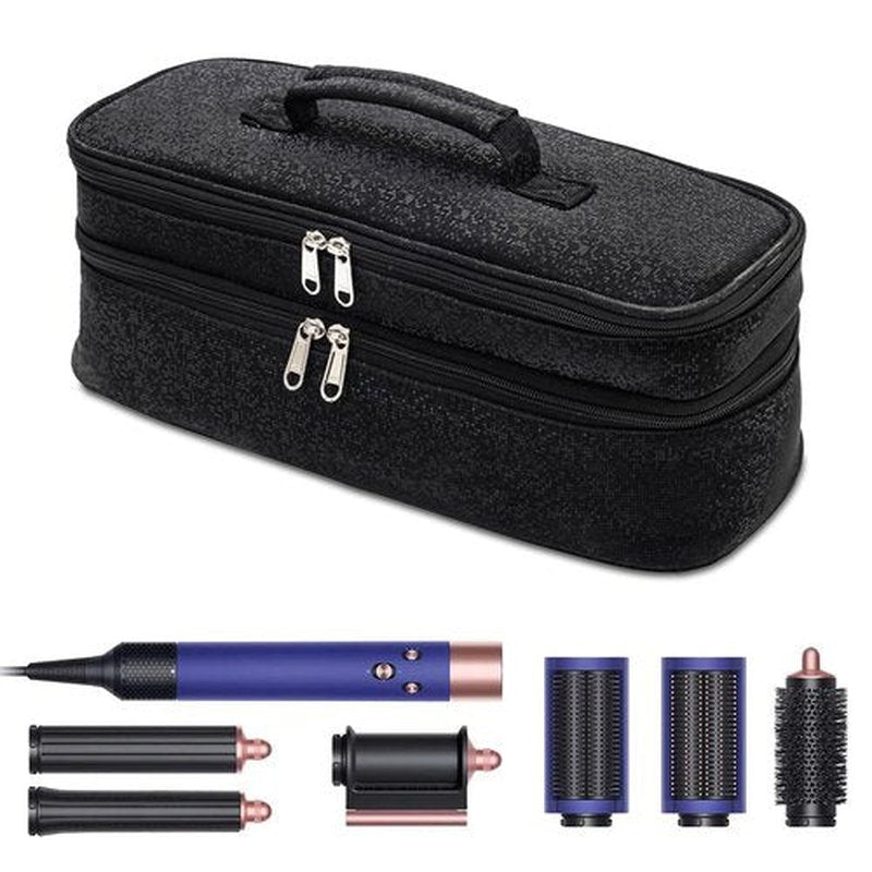 Greenesta Hair Tools Travel Bag Compatible With Shark Flex Style Attachment, Shark Airwrap Flexstyle, Dyson Airwrap | Travel Case For Sharkflex Styler | Beauty Hair Dryer Attachments Storage D.Diamond