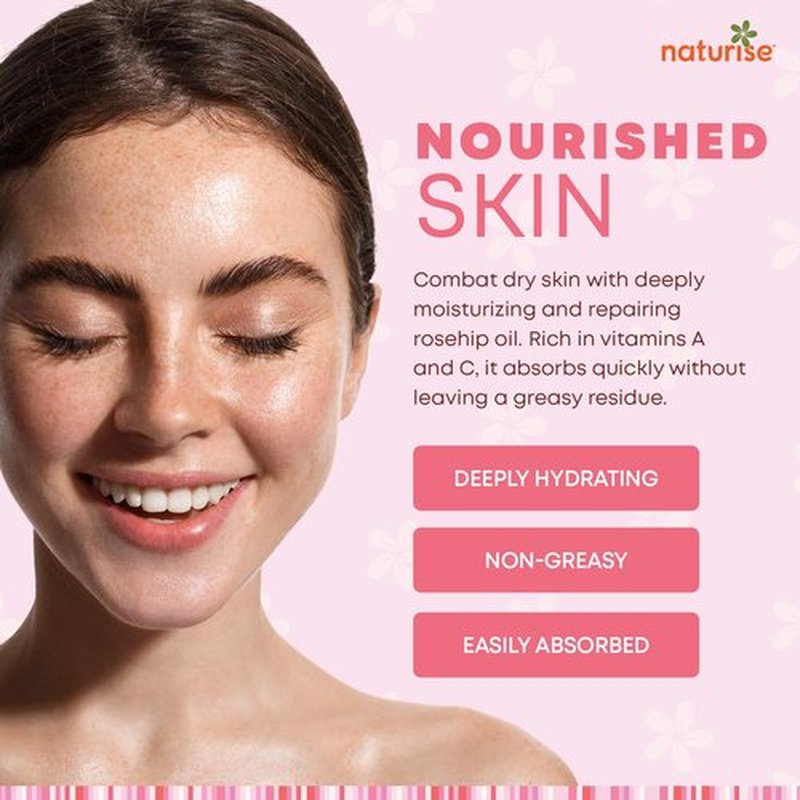Organic Rosehip Oil for Face - Organic Cold Pressed Rose Hip Oil for Skin and Body Care - Vegan Non-GMO Gua Sha Oil - Rosa Mosqueta Oil, Rosehip Seed Facial Oil for Gua Sha Massage (4 FL. OZ.)