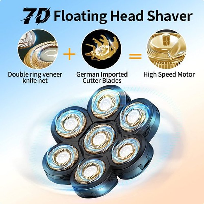 VOTMONI Replacement Shaver Head for Electric Head Shaver Replacement Blades Mens Electric Shavers Replacement Heads Freedom Shaver Replacement Blades Head Waterproof Blades for Men