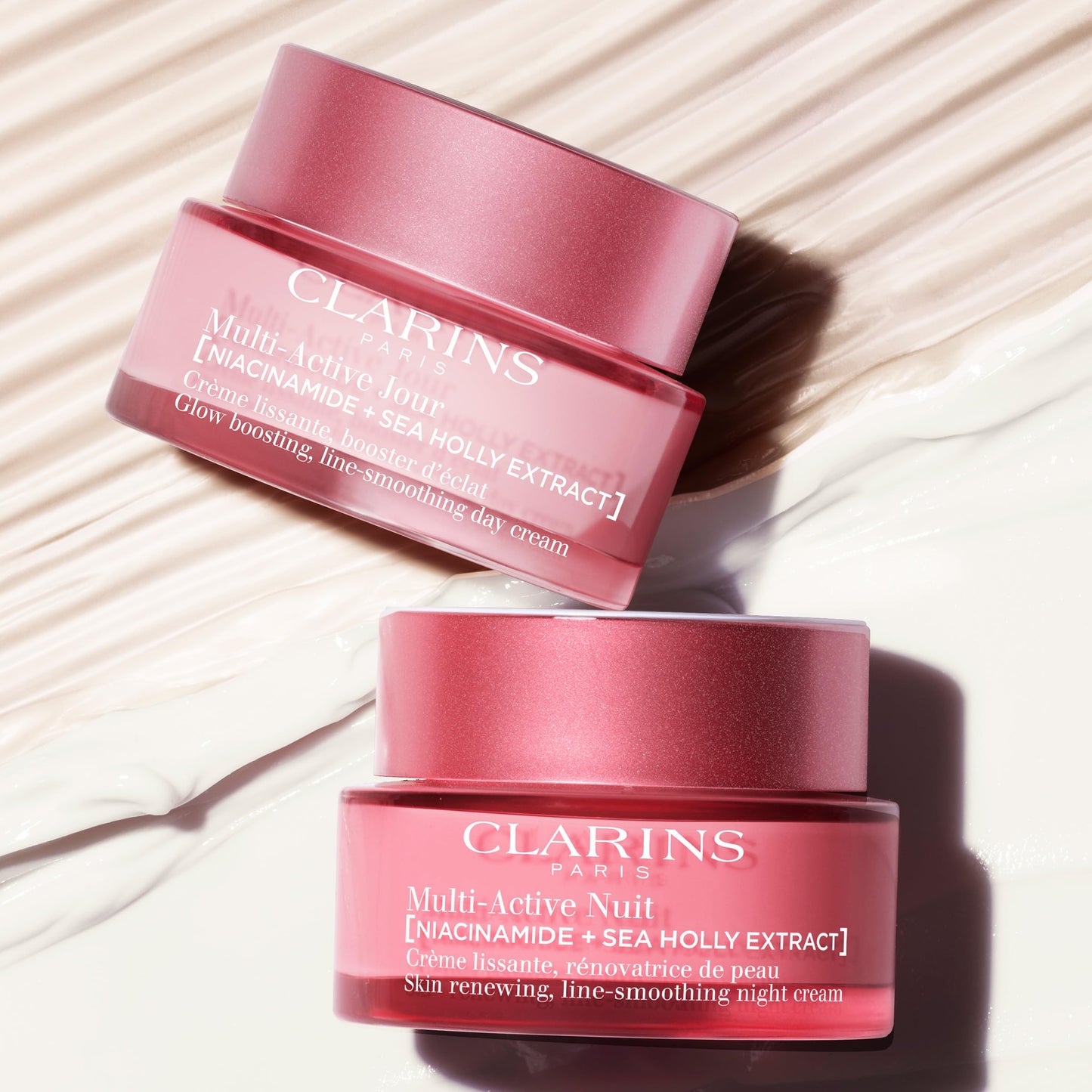 Clarins Multi-Active Renewing Night Moisturizer with Niacinamide | Smooth Fine Lines Visibly Tighten Pores Even Tone and Texture Boost Glow Strengthen Moisture Barrier Skin