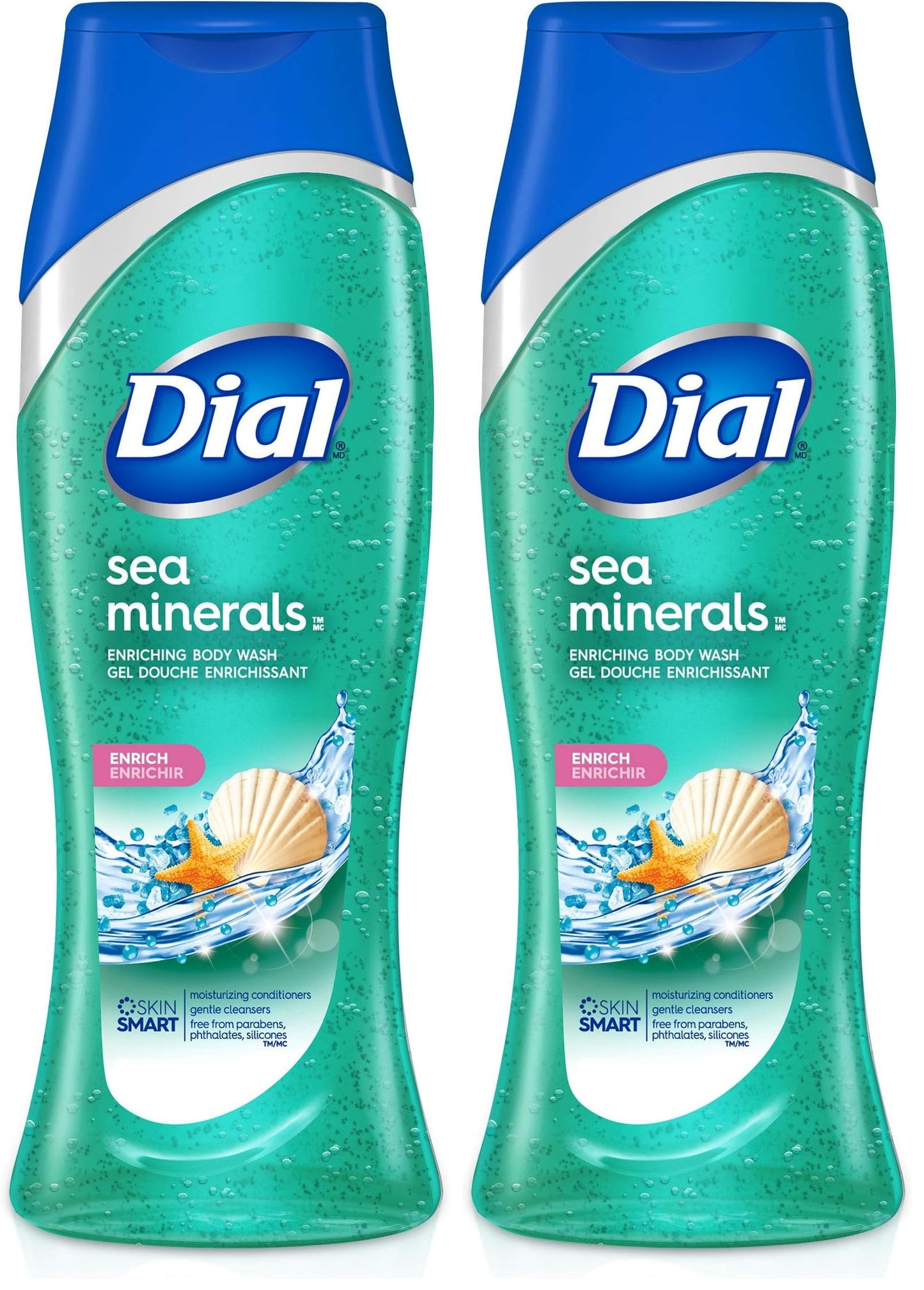 Dial Body Wash, Sea Minerals, 16 Ounce