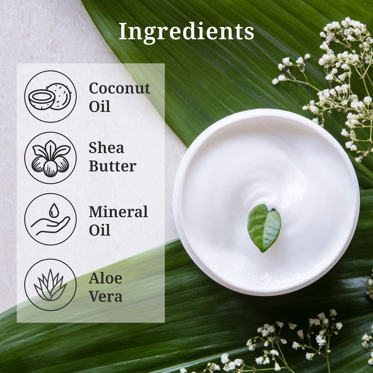 Jasmine Aloe Vera Massage Cream. Keep Your Face and Body Fresh and Soft with Anti-Aging Therapy Cream. Have Deeply Moisturized and Nutrition on Your Skin. Organic Aloe Vera Extract. [400 g / 14.1 Oz]