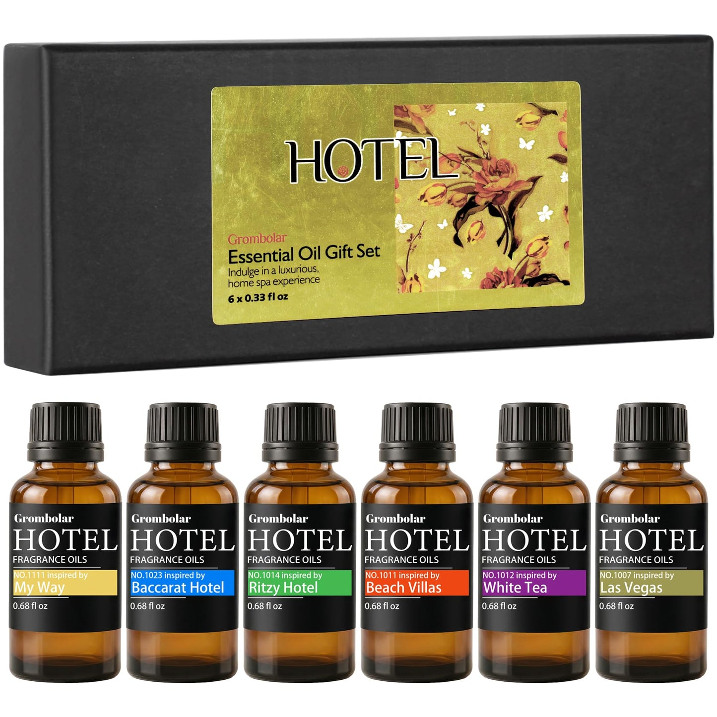 Essential Oils Set-Hotel Collection Diffuser Oil Gift Set,Premium Essential Oil for Diffusers, Home Care, Fragrance, Humidifiers