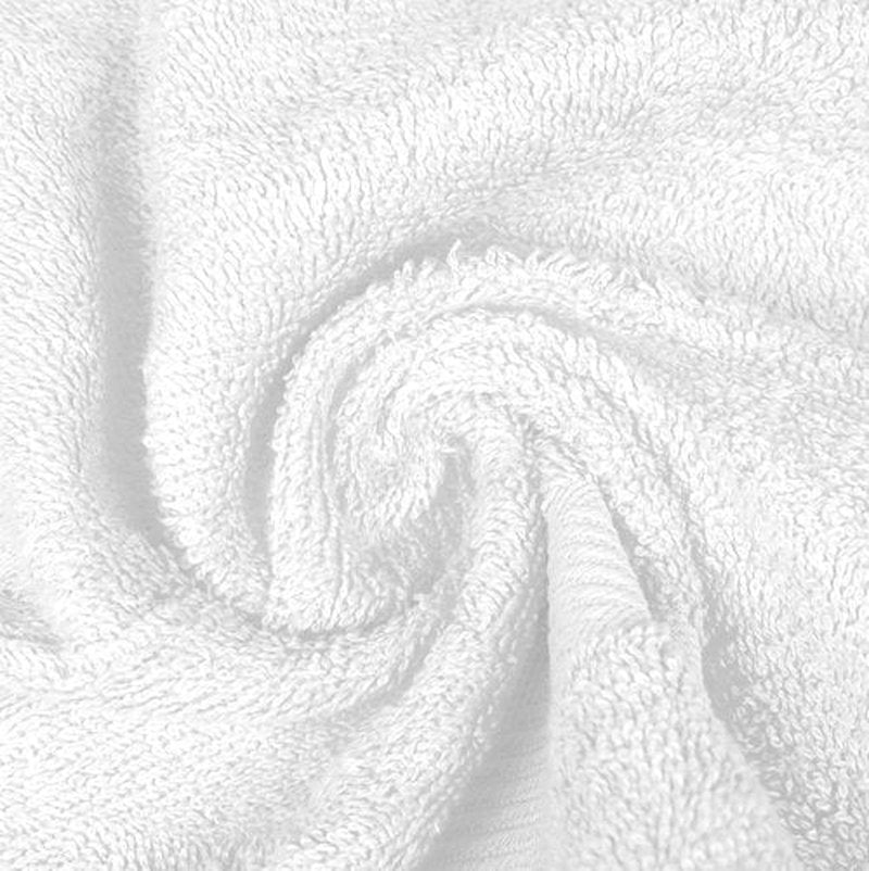 CH 100% Cotton Washcloths Pack of 12 - (12 x 12) - Ultra Soft Towels for Bathroom and Home, High Durability and Absorbency, Convenient and Stylish Wash Cloths - (White)