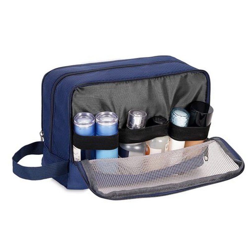 Toiletry Bag for Men Hanging Dopp Kit Water Resistant Shaving Bag Small Toiletry Bag for Traveling (Pure Royal Blue)