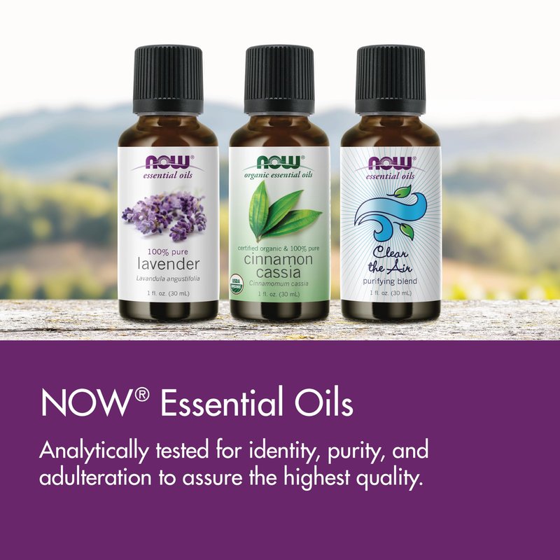 NOW Essential Oils, Lemon Oil, Cheerful Aromatherapy Scent, Cold Pressed, 100% Pure, Vegan, Child Resistant Cap, 4-Ounce