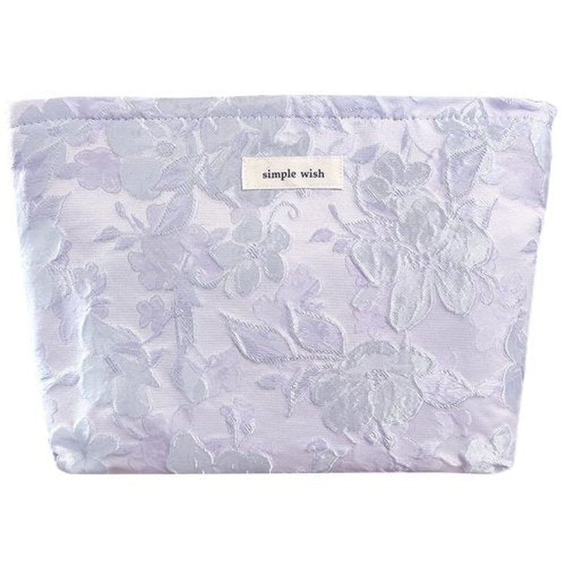 STARDW Flower Cosmetic Bags Makeup Bags for Women and Girls,Travel Makeup Bag Large Capacity Canvas Makeup Bag,Makeup Organizer Bag Zipper Pouch