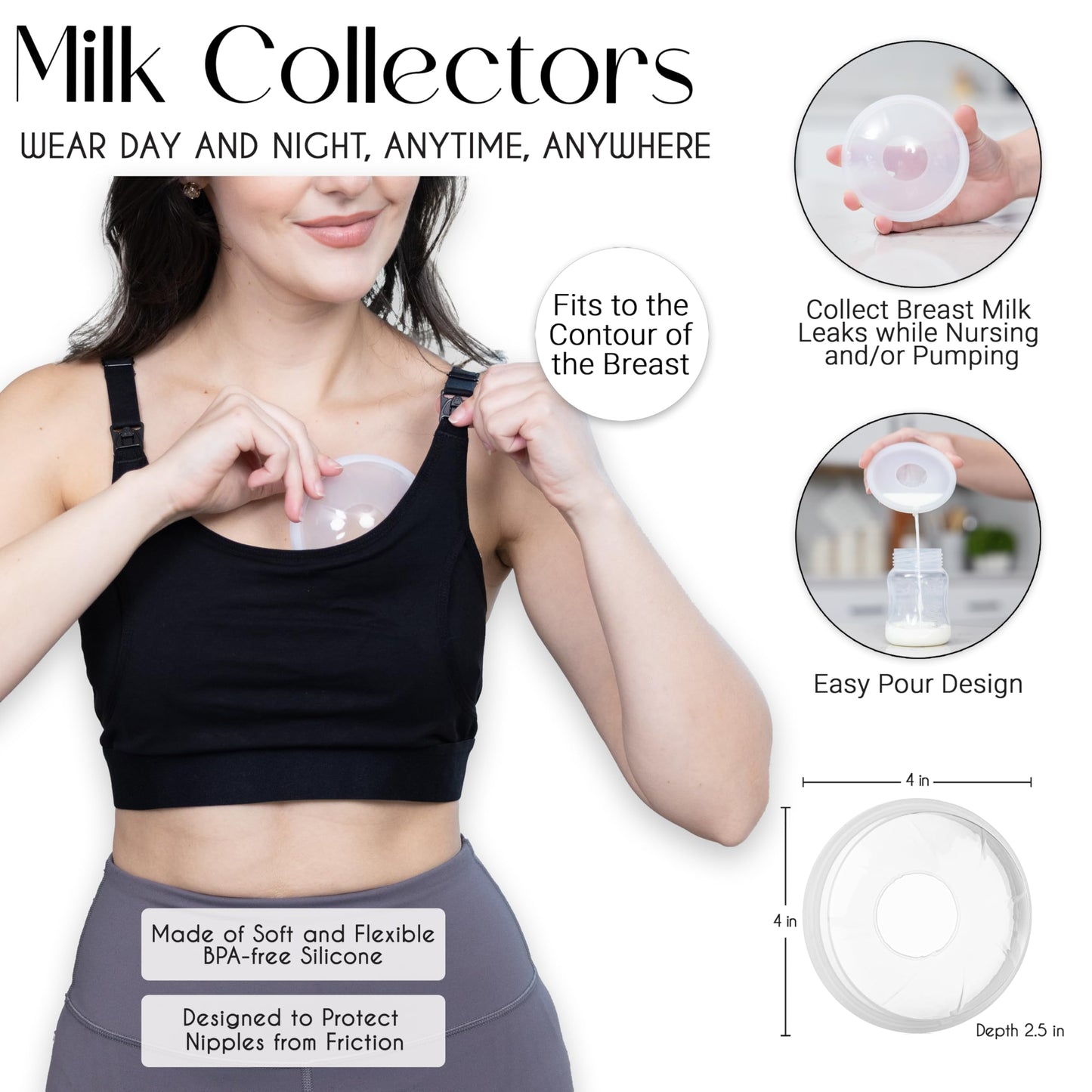 Sweet Jojo Designs Breastfeeding Postpartum Essentials 12pc Set (incl. Breast Milk Collector, Nipple Pads, Nursing Cover, Maternity Pajamas, Hot and Cold Breast Therapy Packs) Idea