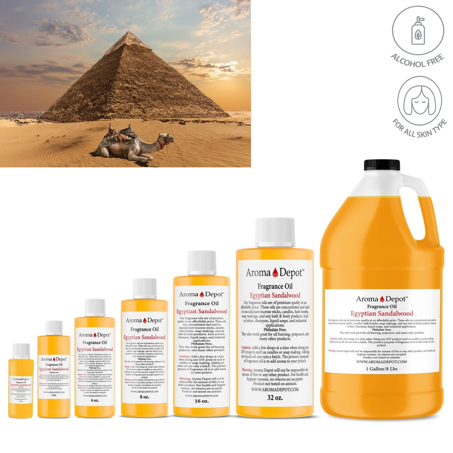Egyptian Sandalwood 2 oz.Fragrance Oil I Perfume I Skin Oil I Scented Oil. DIY Projects Such as Candles, Bath Bombs, Body Butters, Creams & Lotions. for Diffuser, Burners, or Warmers.