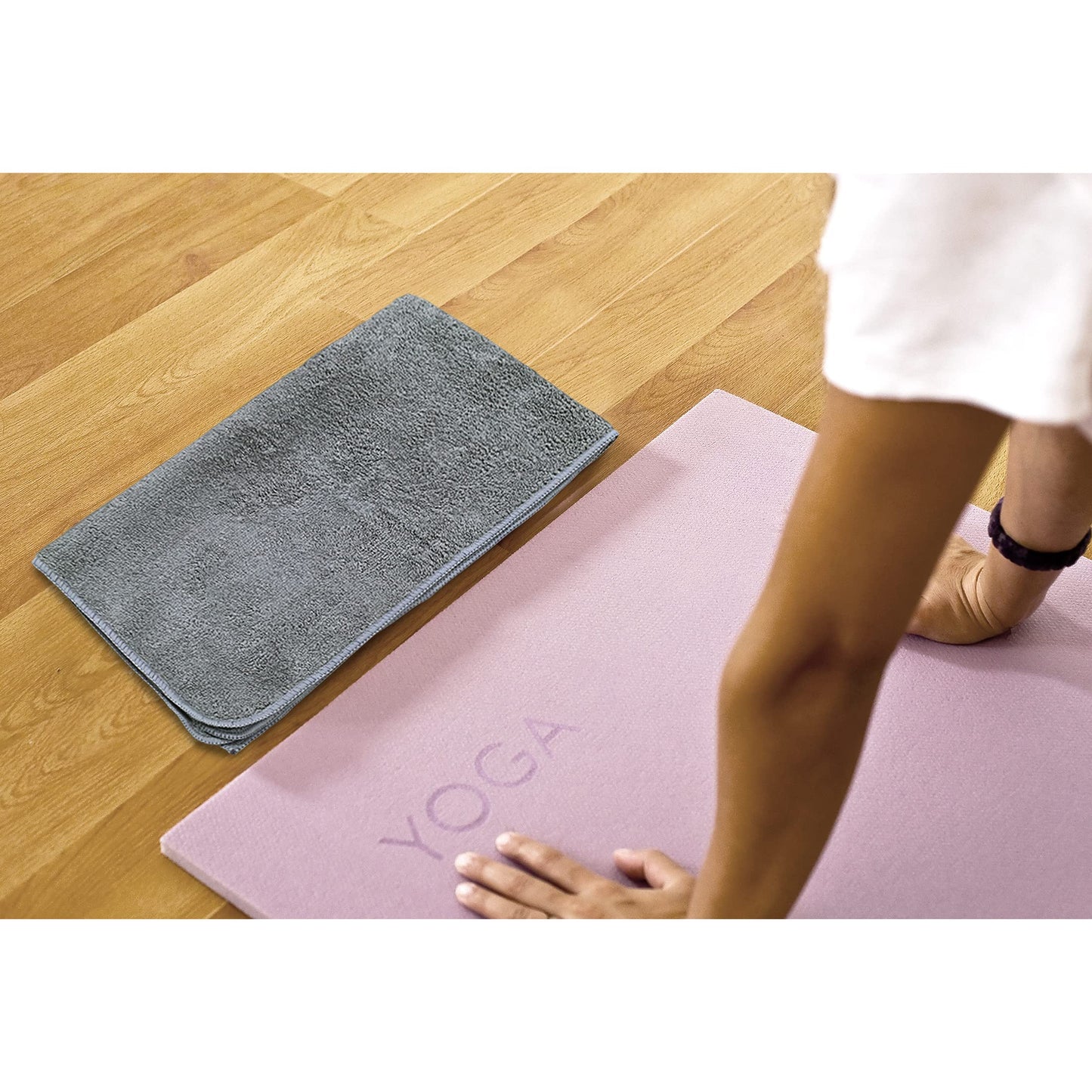 Eurow Microfiber Gym Towels, Super Absorbent & Quick Drying Sweat Towels for Fitness, Sports, Yoga, Workout, Sauna, Face & Equipment, Soft & Reusable,16x27 Inches, 6-Pack, Gray