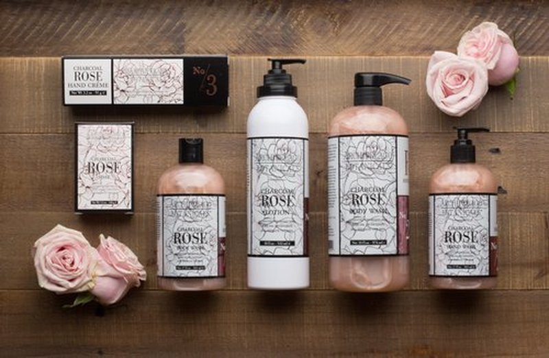 Archipelago Botanicals Charcoal Rose Liquid Hand Soap, Moisturizing Daily Hand Wash with Soap Pump, Kitchen or Bathroom Hand Soap, 17.0 Fl. Oz.