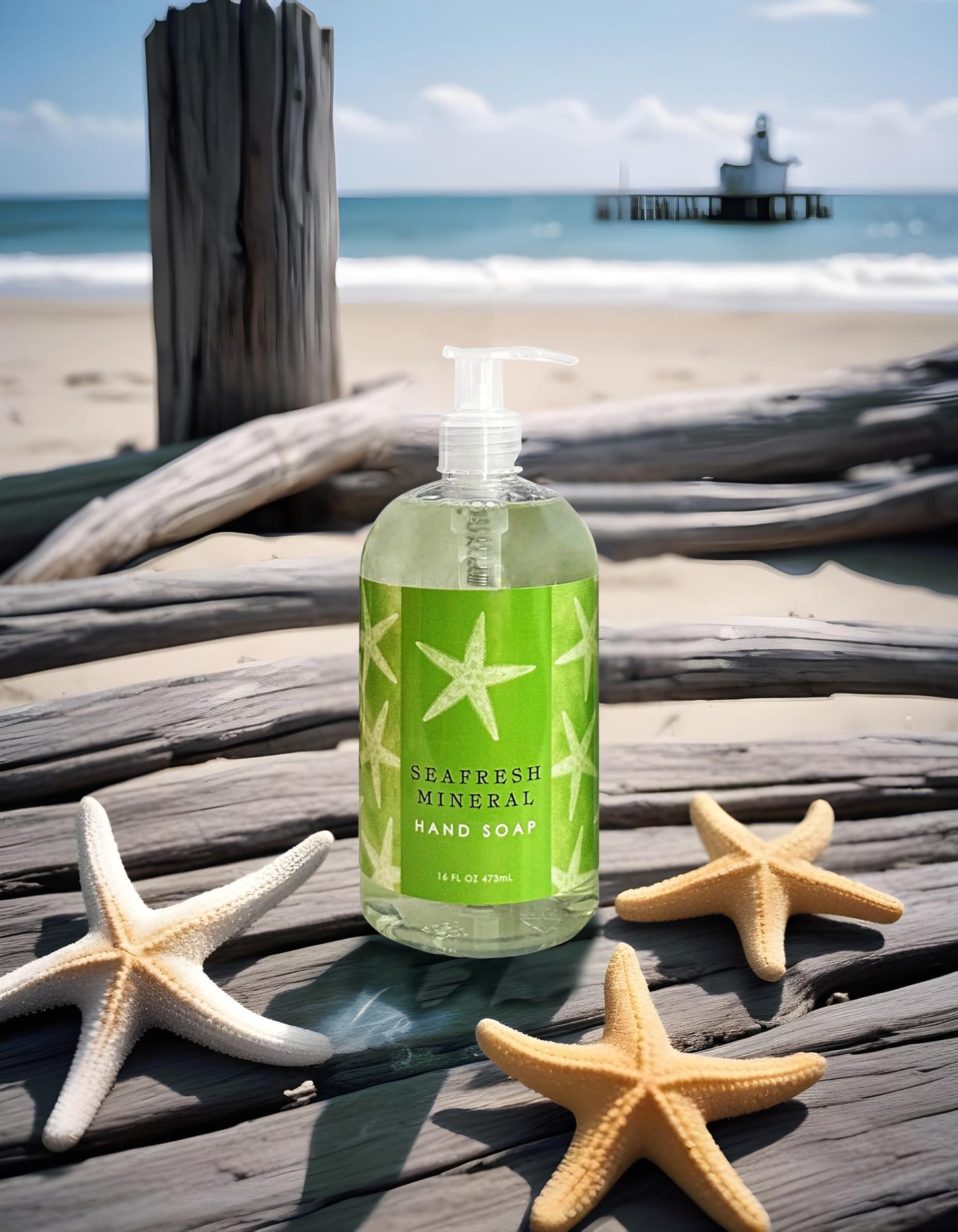 Greenwich Bay Trading Co. Hand Soap, 16 Ounce, Seafresh Mineral