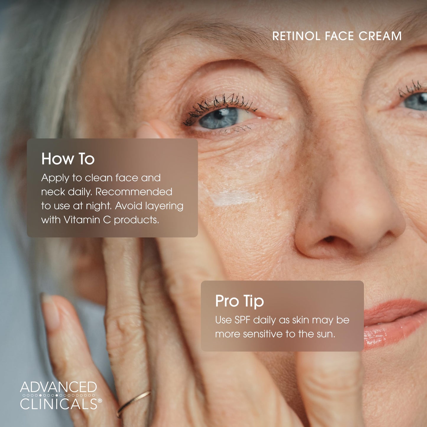 Advanced Clinicals Retinol Cream Face Moisturizer | Encapsulated Retinol Lotion For Face With Ferulic Acid + Vitamin E To Soften Appearance Of Crepey Skin & Look of Fine Lines & Wrinkles, 2.5 Fl Oz