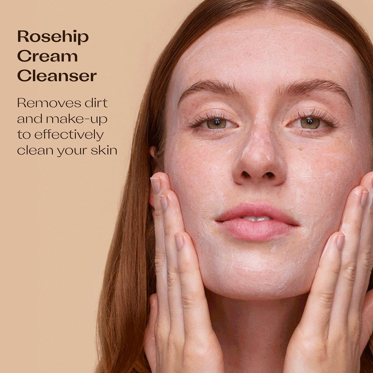 Trilogy Rosehip Cream Cleanser - Hydrating Facial Cleanser with Prickly Pear, 6.76 fl oz