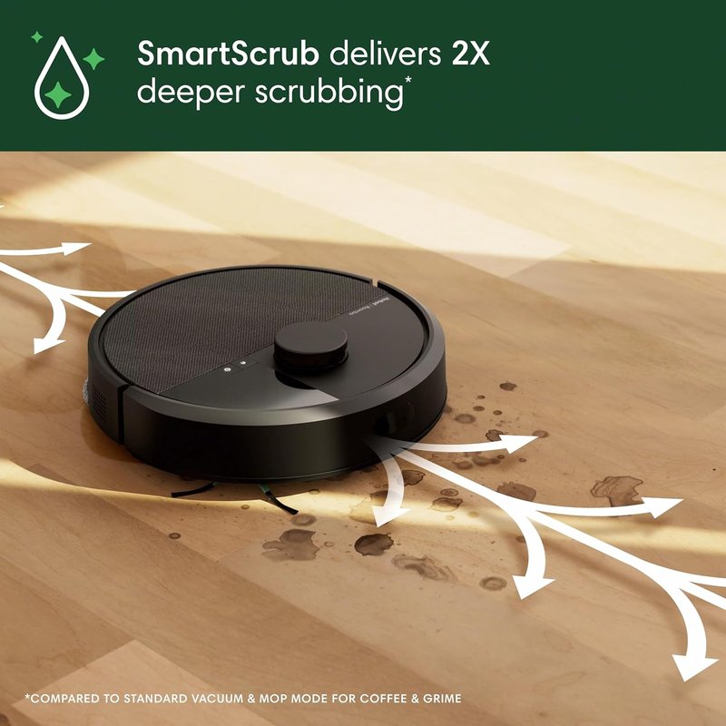 iRobot Roomba 405 Combo Robot Vacuum & Mop - AutoWash Dock, Self-Emptying, LiDAR Navigation | Spinning Mop Pads
