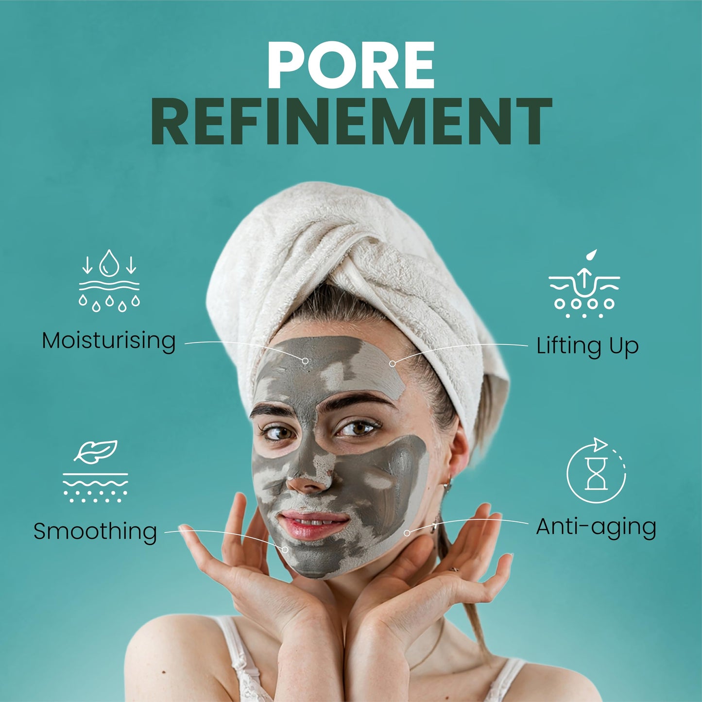 MUDMASKY Facial Detox Purifying Recovery Mud Mask. The original Japanese Matcha Clay Mask since 2015. Reduces Acne, Blackheads, and Pores. Clean, Vegan, Gluten Free. As seen in IPSY - 2.0 fl oz.