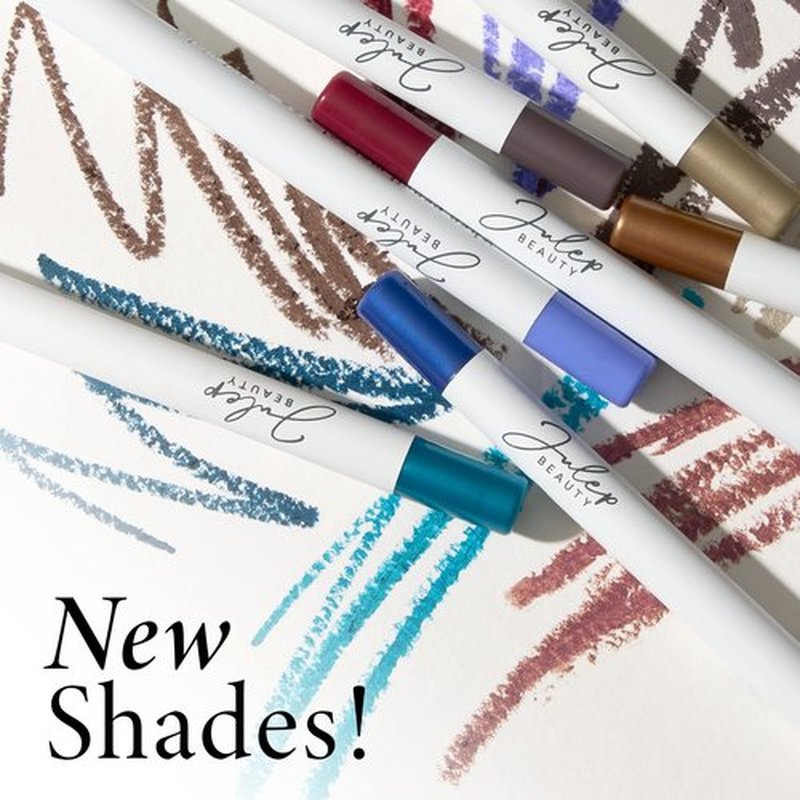 Julep When Pencil Met Gel Sharpenable Multi-Use Longwear Eyeliner Pencil - Neon Blue Shimmer - Transfer-Proof - High Performance Liner