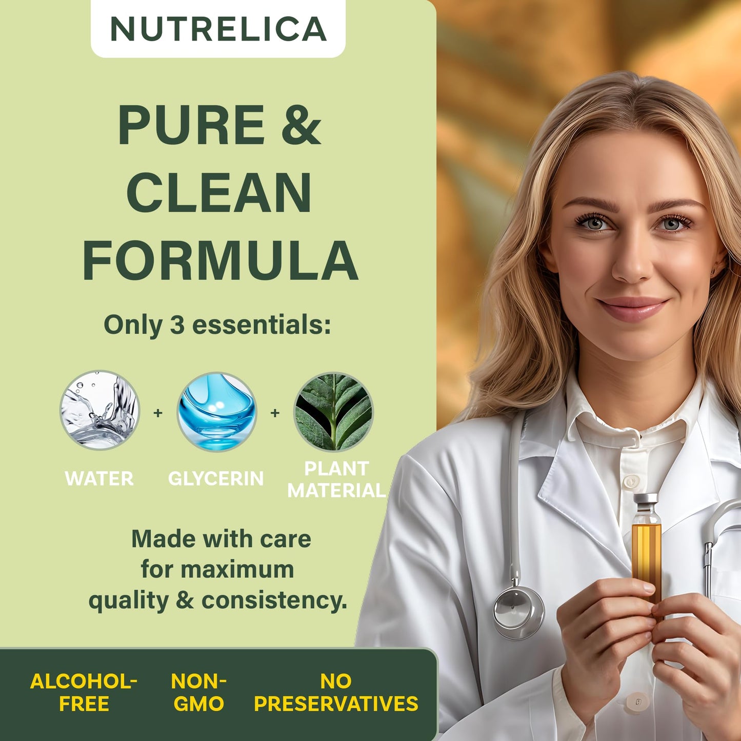 NUTRELICA Maca Root with Ashwagandha & Fenugreek – Herbal Wellness & Vitality Support – 1200mg, No Sugar, Vegan, Non-GMO