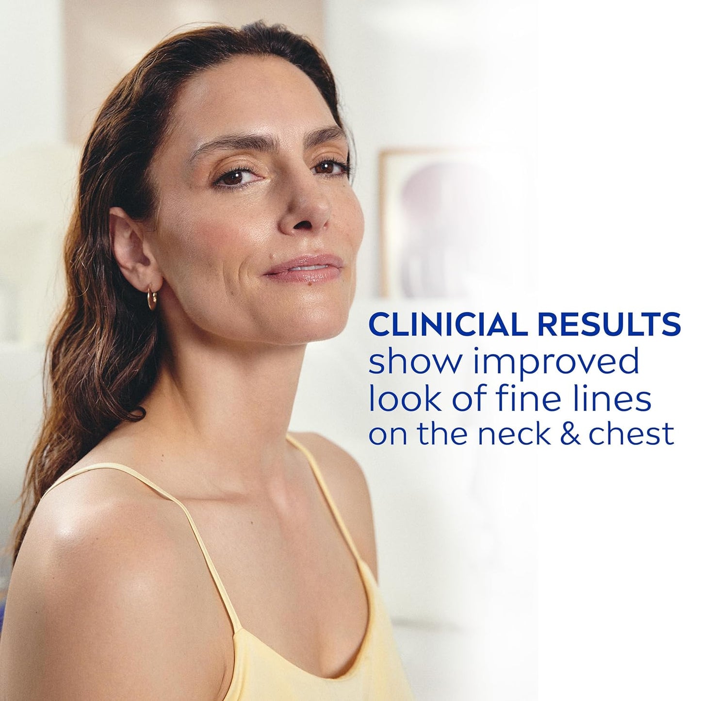 Nivea Anti-Wrinkle Skin Care Set - Firming Neck & Chest Cream + Q10 Body Gel, 6.7 Oz Each