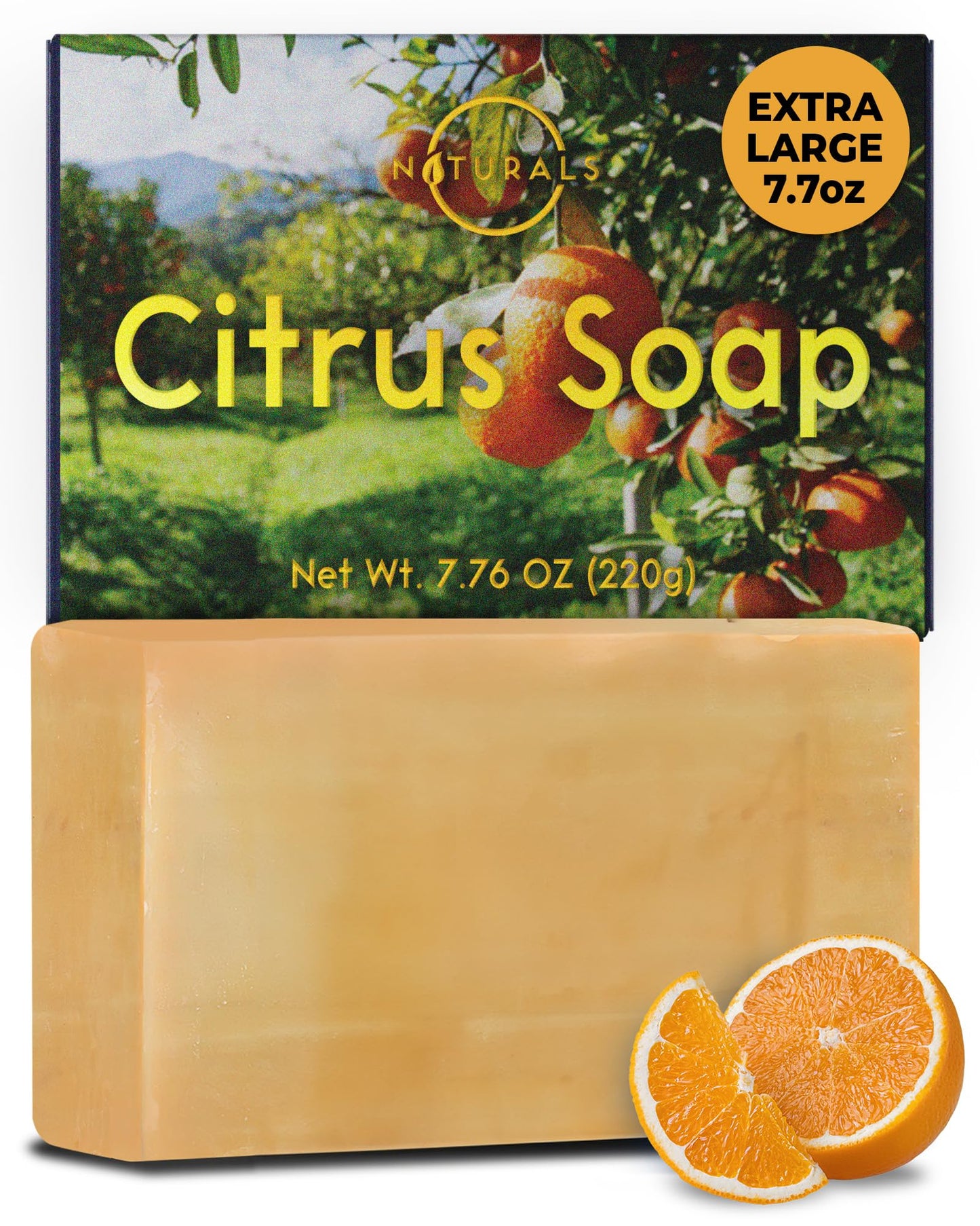 O NATURALS Exfoliating Soap Bar with Dry Mint Leaves - Medium Grit Mens Soap, Natural Exfoliating Bar Soap for Men, Peppermint Soap Bar - Face Soap, Moisturizing Mens Face Bar Soap, Mens Soap Bar