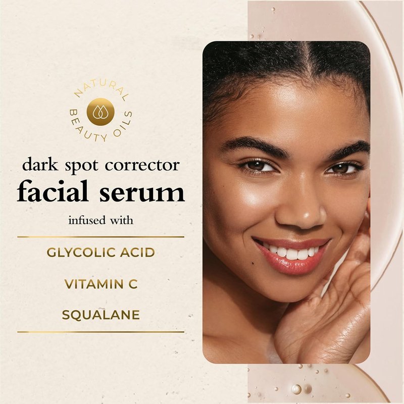Oliology Facial Serum - Hydrating Glycolic Acid & Vitamin C Formula | Softens Skin, 2 Fl Oz