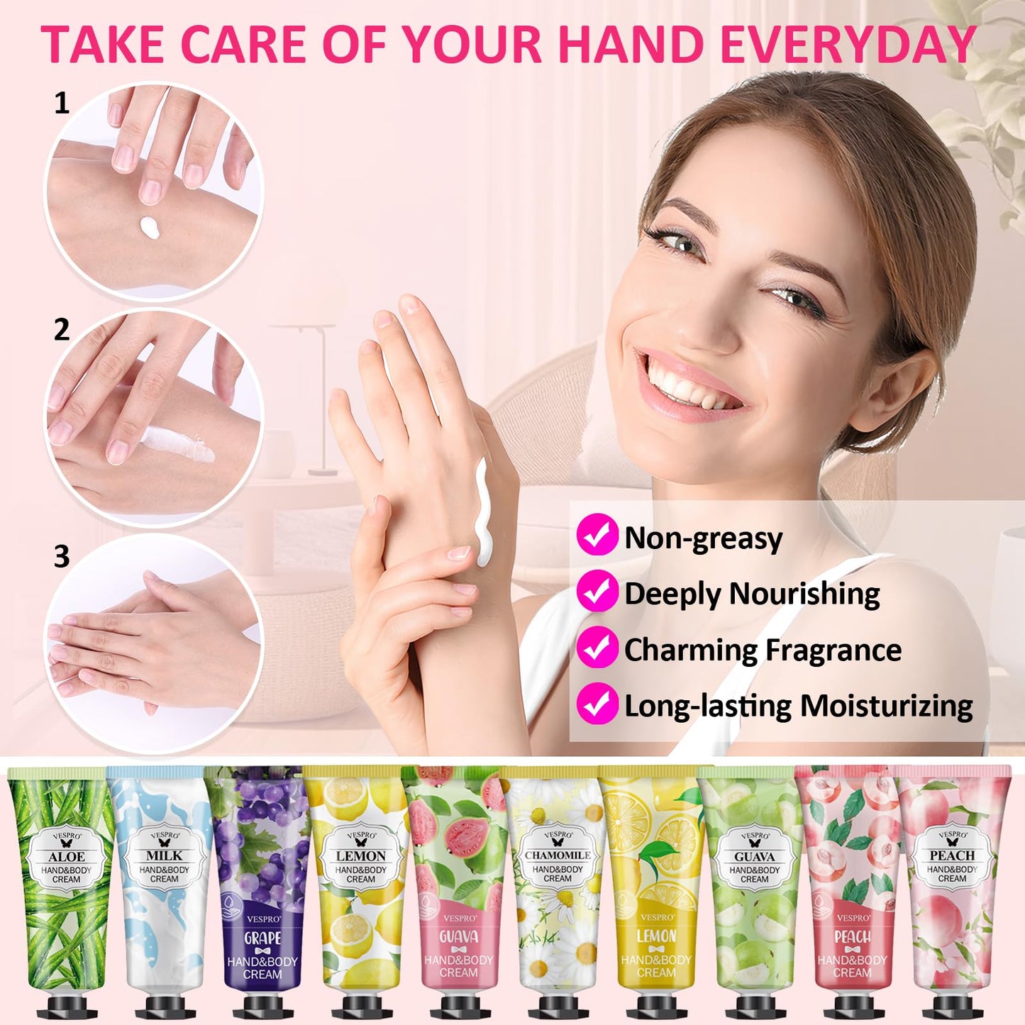 182 Pack Hand Cream Set, Thank You Gifts, Hand Lotion for Teacher Appreciation Gifts, Wedding Favors, Bridesmaid Gifts, Birthday Gifts and Small Gifts, Hand Lotion Travel Size for Dry Cracked Hands