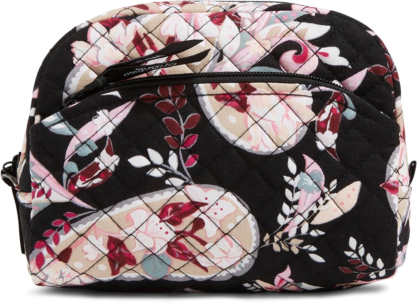 Vera Bradley Women's Cotton Medium Cosmetic Makeup Organizer Bag