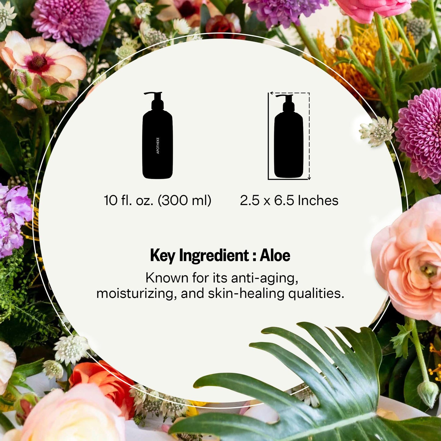 APOTHEKE Scented Hand & Body Lotion for Women & Men, Santal Rock Rose (10 fl oz)