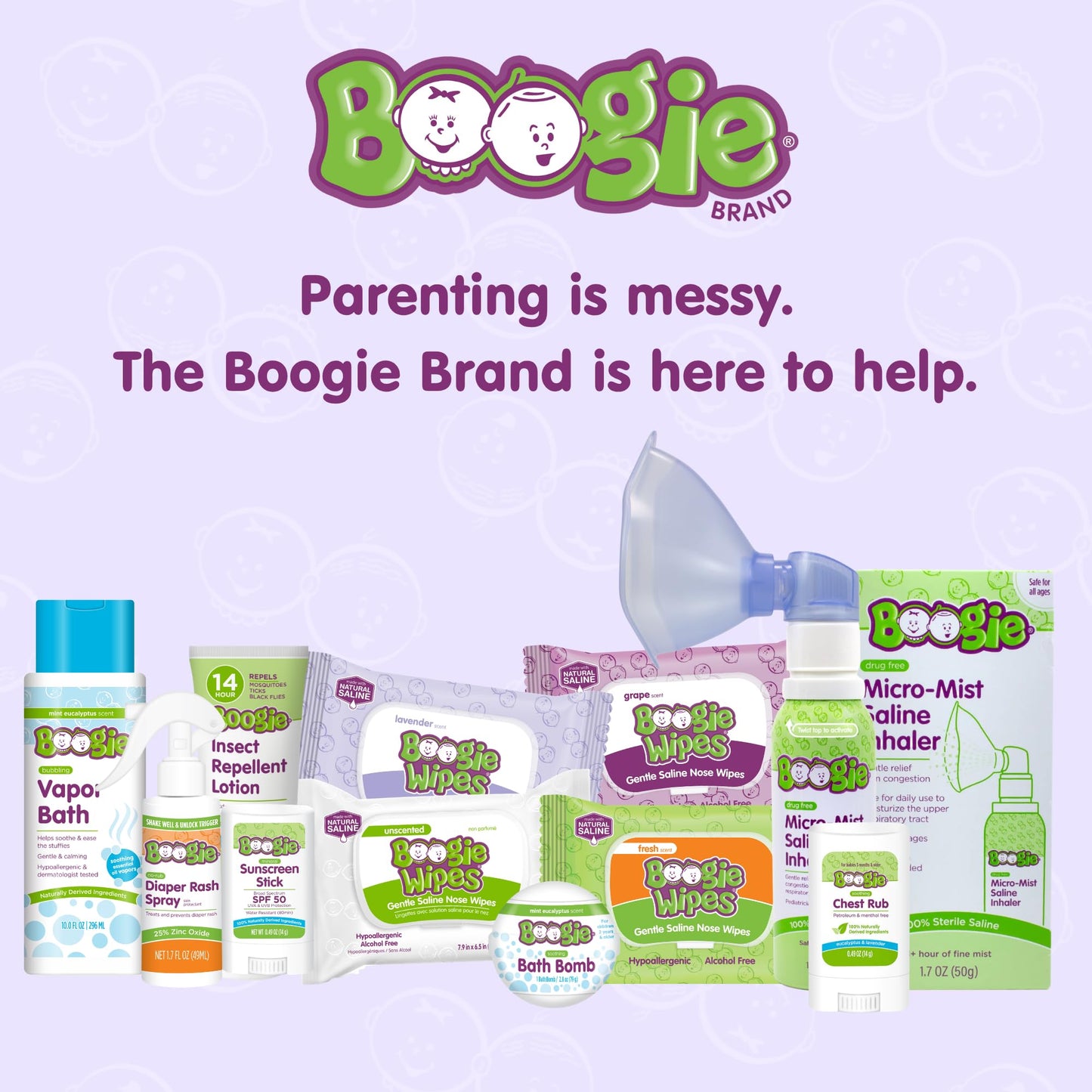 Boogie Mineral Sunscreen Stick SPF 50 - (2 Pack) 0.49 oz - Sunscreen for Kids - Broad Spectrum UVA & UVB Protection - Water Resistant - Hypoallergenic - 100% Naturally Derived Ingredients