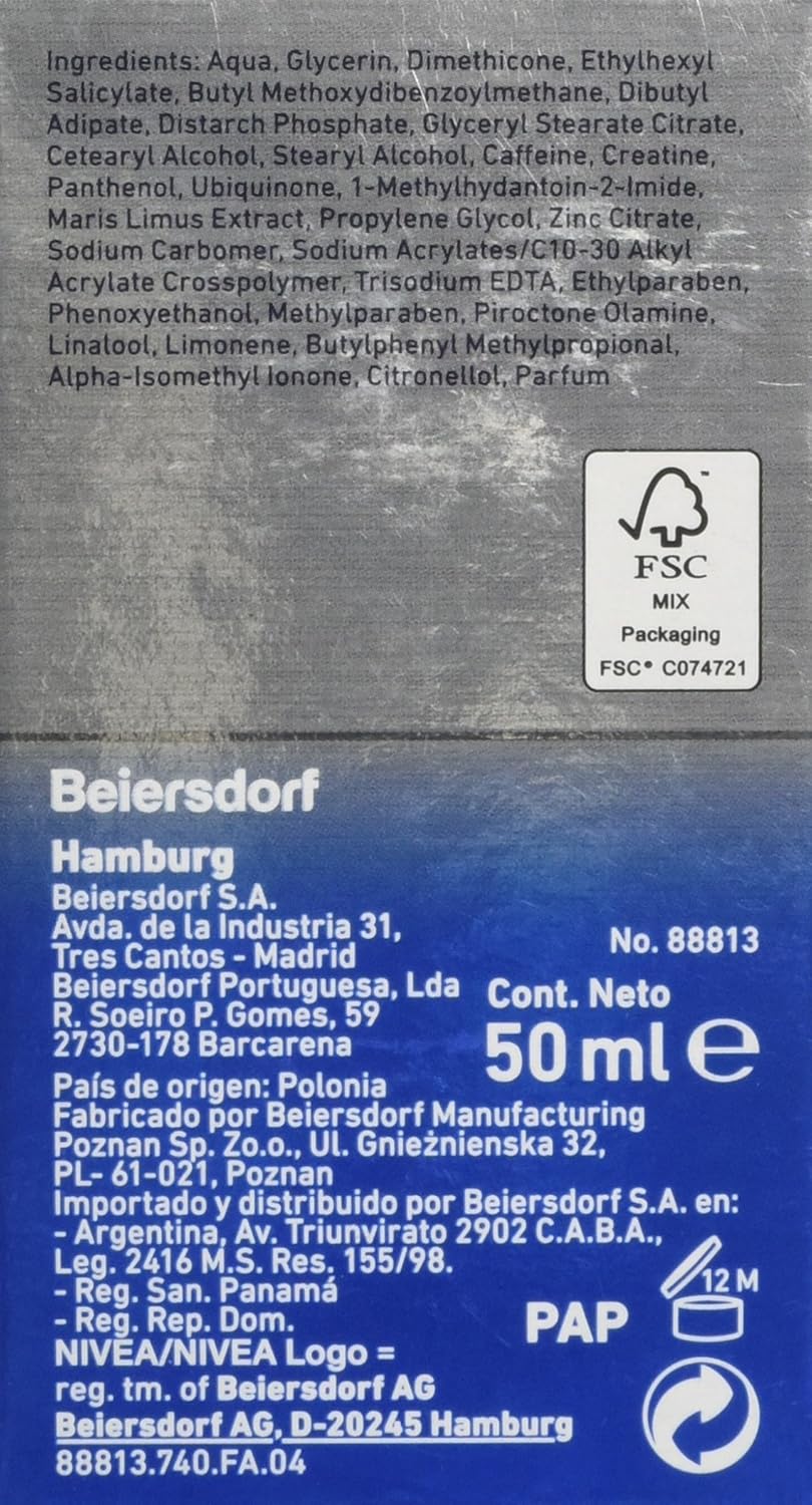 MEN NIVEA Q10 HIDRAT Antif CR 50ML