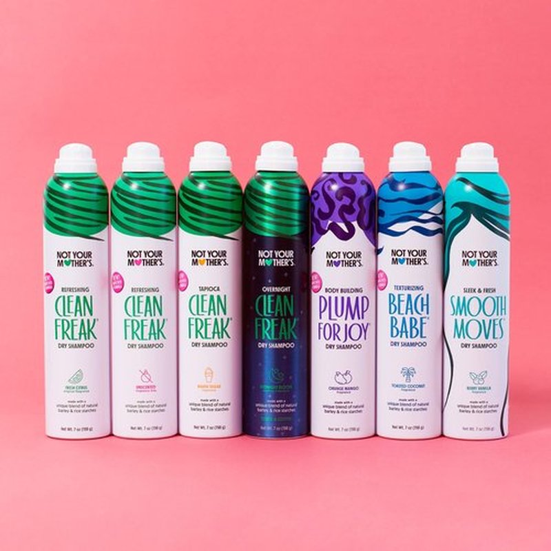 Not Your Mother's Clean Freak Refreshing Dry Shampoo (2-Pack) - 7 oz - Waterless Shampoo Instantly Absorbs Oil - Hair Essentials for All Hair Types