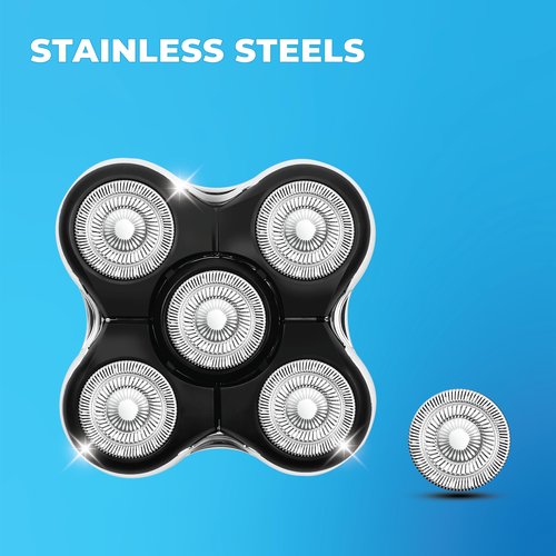 Pack 3 Shaver Replacement Blades Compatible with Remington Balder Pro Head Shaver Model XR7000, 5 Dual Track Heads for Remington Shaver Replacement Heads. Balder Pro Replacement Head