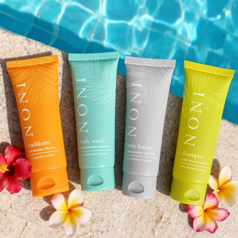 Travel Size Mini Shampoo and Conditioner Set - 150 Piece Hotel Toiletries | Paraben-Free Body Wash, Lotion & Soap for Guests