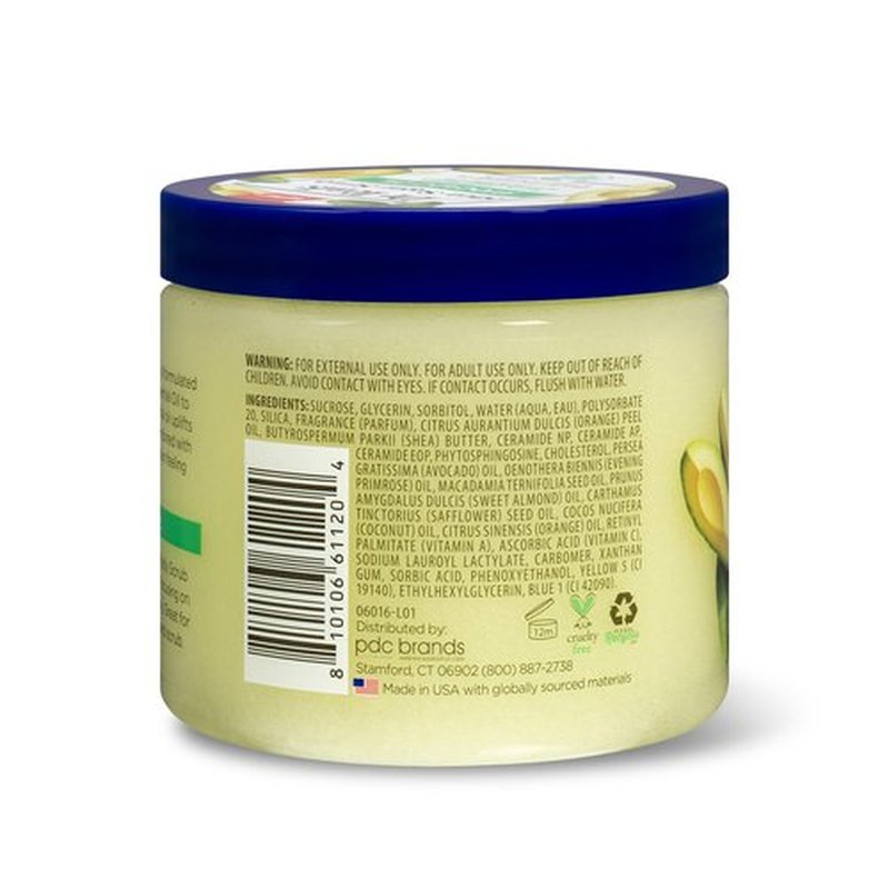 Dr Teal's Shea Sugar Scrub, with Ceramides & Avocado Essential Oil, 19 oz (Pack of 3)
