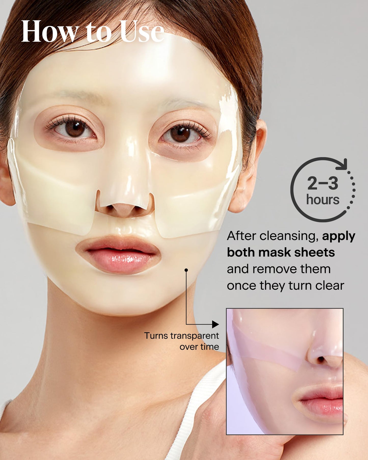 Medianswer Korean Collagen Hydrogel Mask, Turns Clear + Vitamin C, 5 Ct