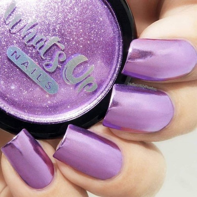 Whats Up Nails - Lilac Chrome Powder For Mirror Nails