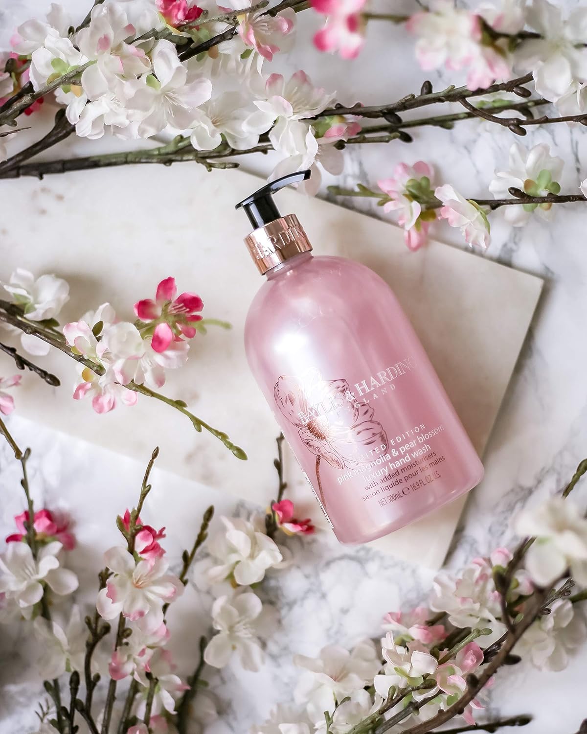 Baylis & Harding Pink Magnolia & Pear Blossom Hand Wash - 16.9 oz (Pack of 3)