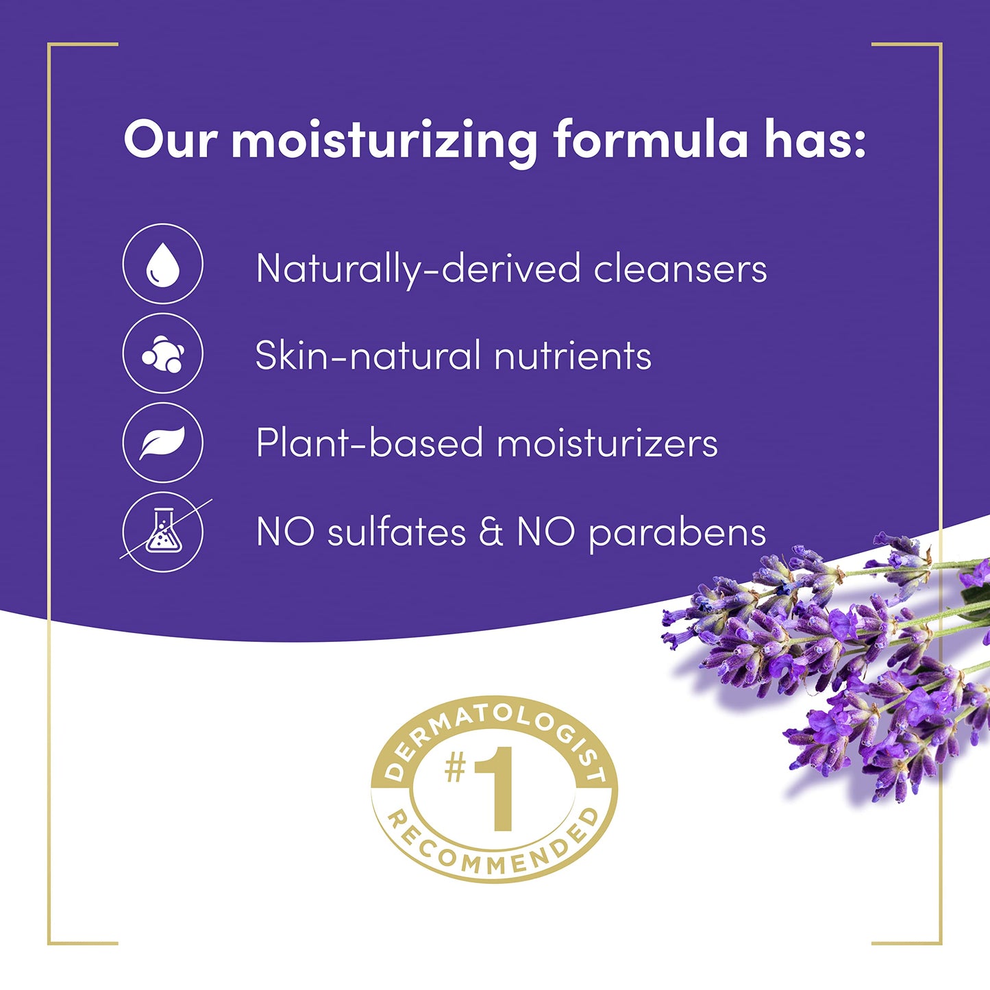 Dove Body Wash for Softer and Smoother Skin After Just One Use Lavender Oil and Chamomile Stress Relieving and Calming 22 oz, 4 Count