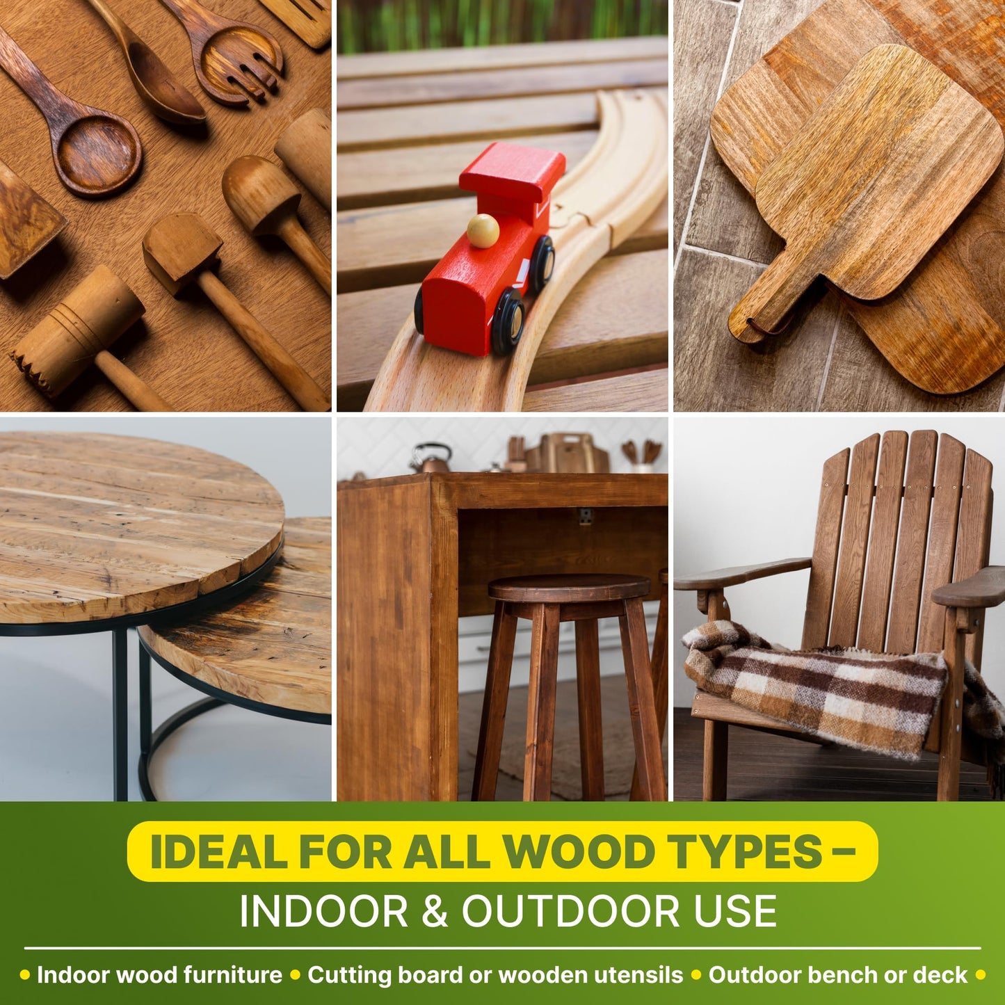 Nordicare Linseed Oil for Wood - 100% Pure & Natural Linseed Oil for Entire Indoor Area - Food-Safe Raw - Furniture - Underlines the Original Wood Structure - Made in Denmark 84.5oz
