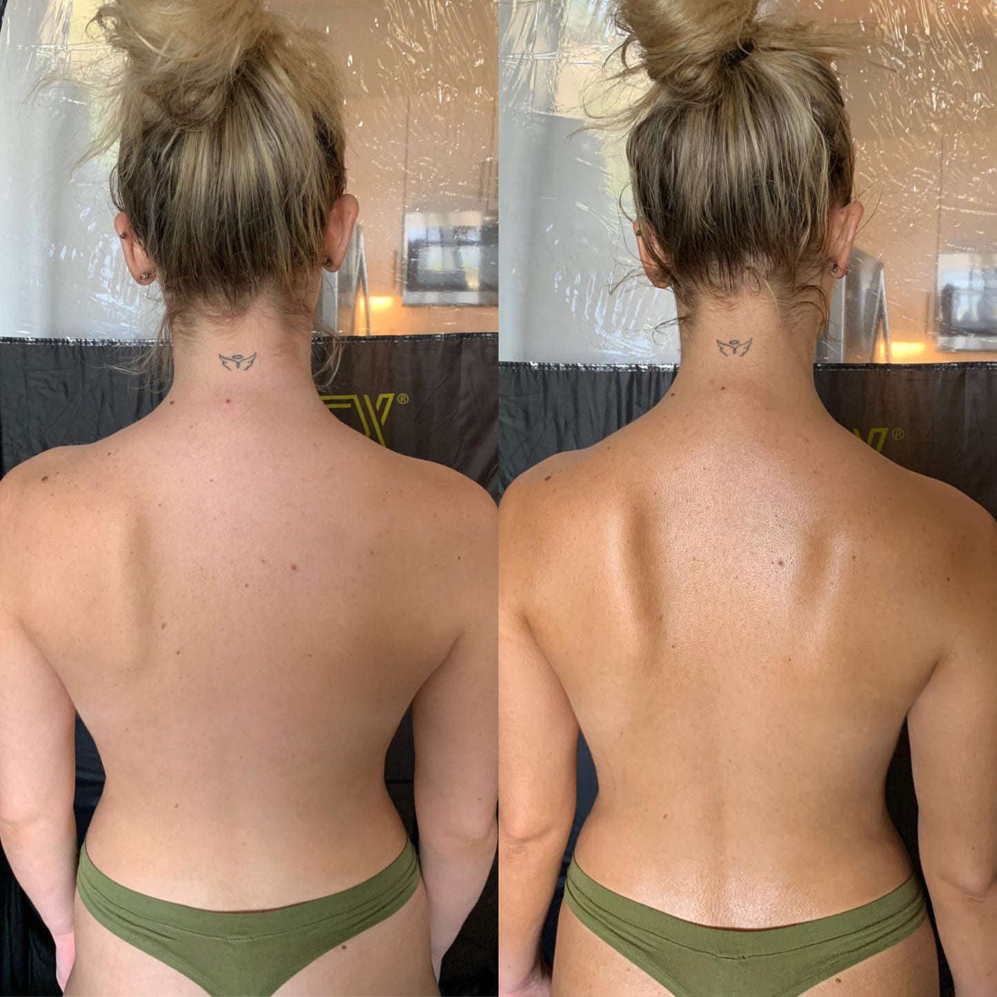 SunFX Rapid - All Natural Spray Tanning Solution | Dark Tan | Dry to Touch (1L/33.8 fl oz, DARK SUMMER)