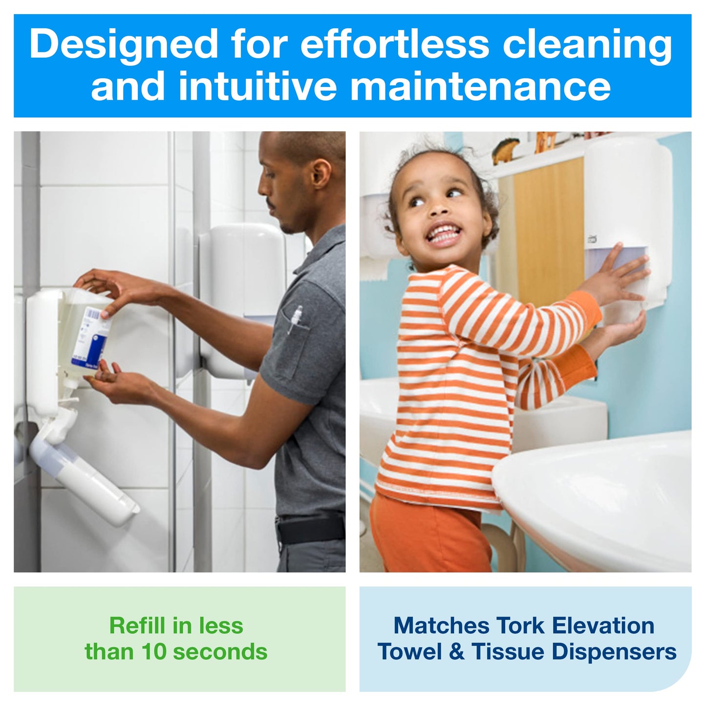 Tork Antibacterial Foam Soap S4, Helps Kill Common Bacteria, 6 x 1L, 401215