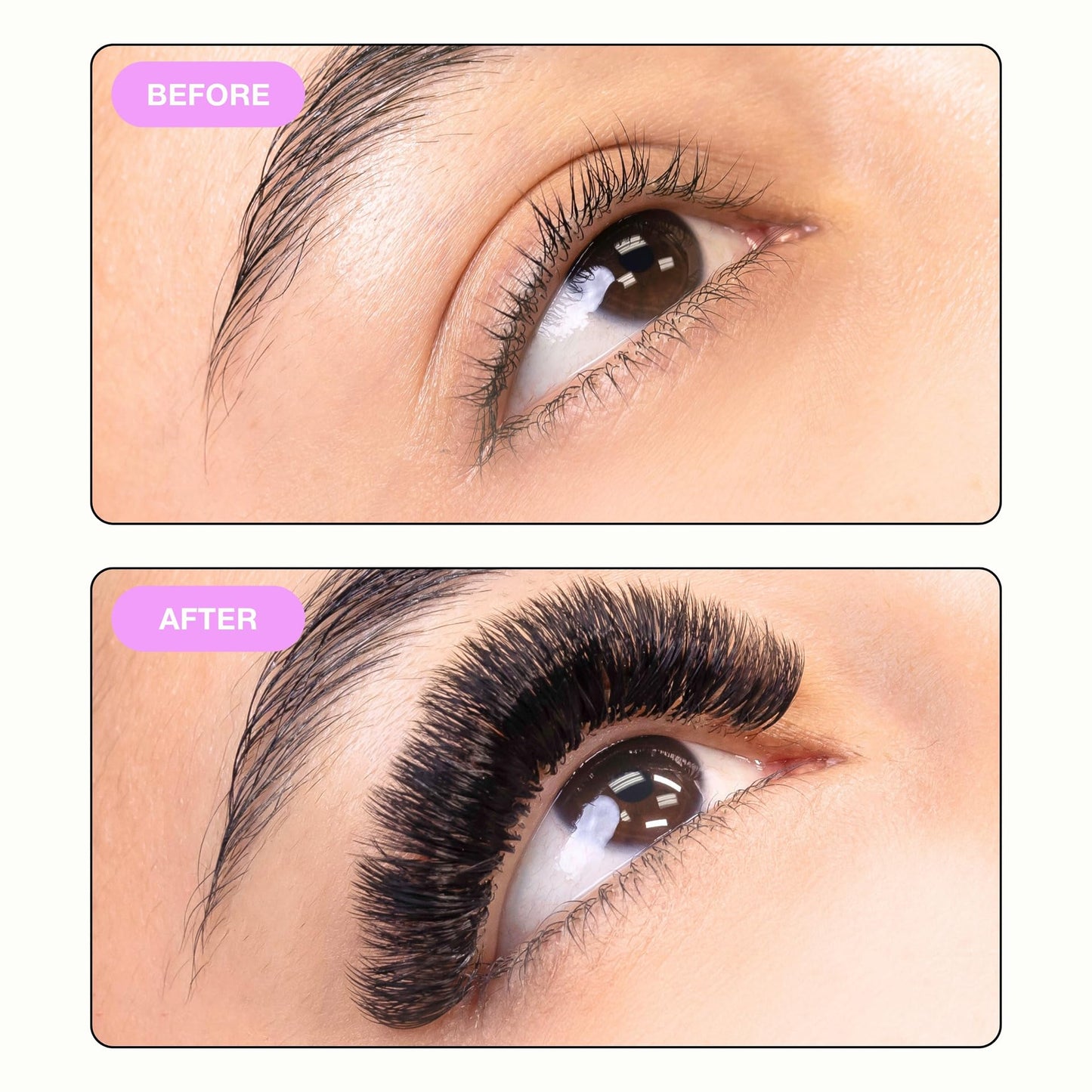 Curacoro Super Mink Lashes Extensions 0.12 CC Curl 15mm