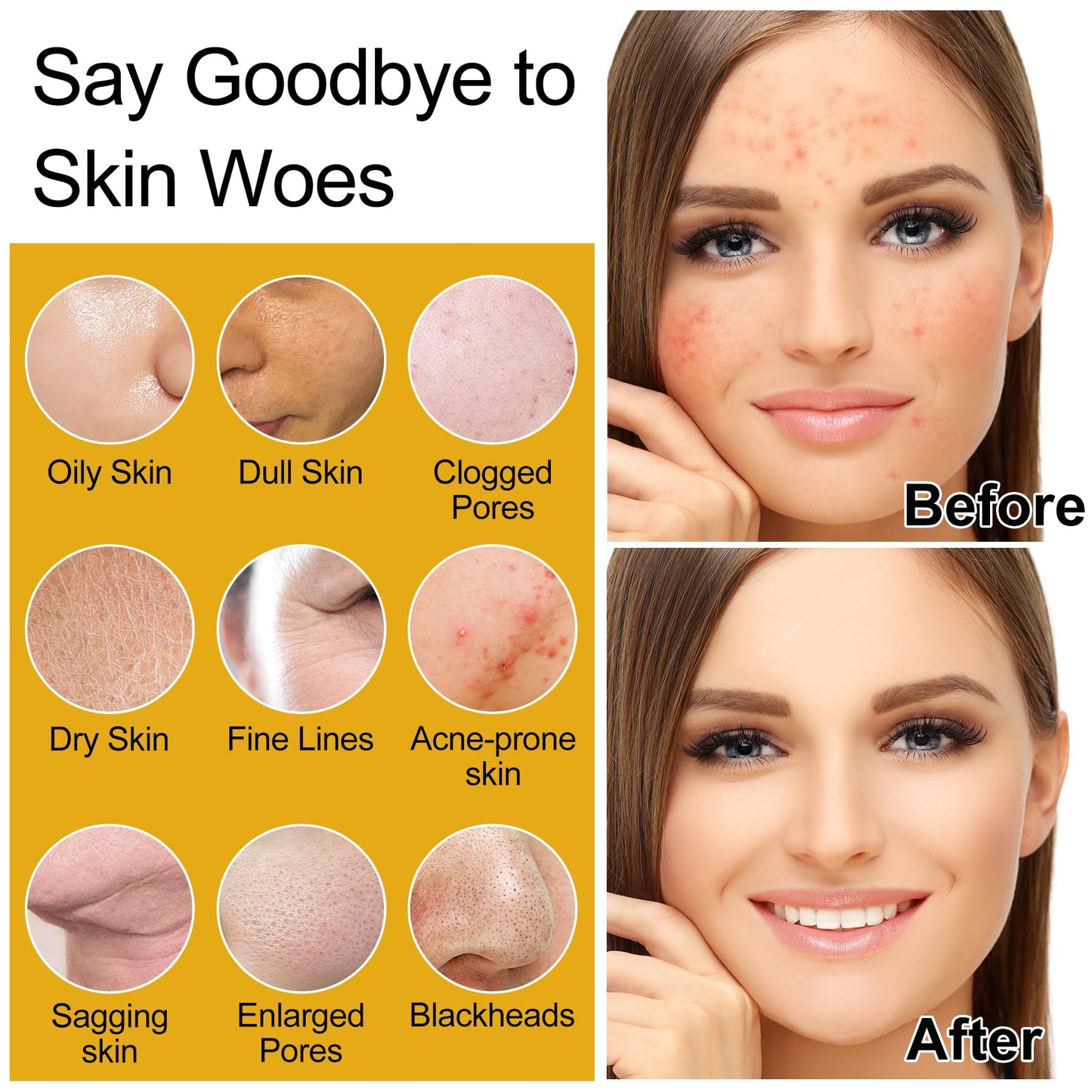 Skin Care Set,5Pcs Women Teen Glass Skincare w/Korean Rice Extract,Hydrate Glow Repair Anti-Aging Facial Routine Mini Kit Self Care Gifts for Women Mom Wife Teens Teenage Girl Airplane-Friendly Sizes