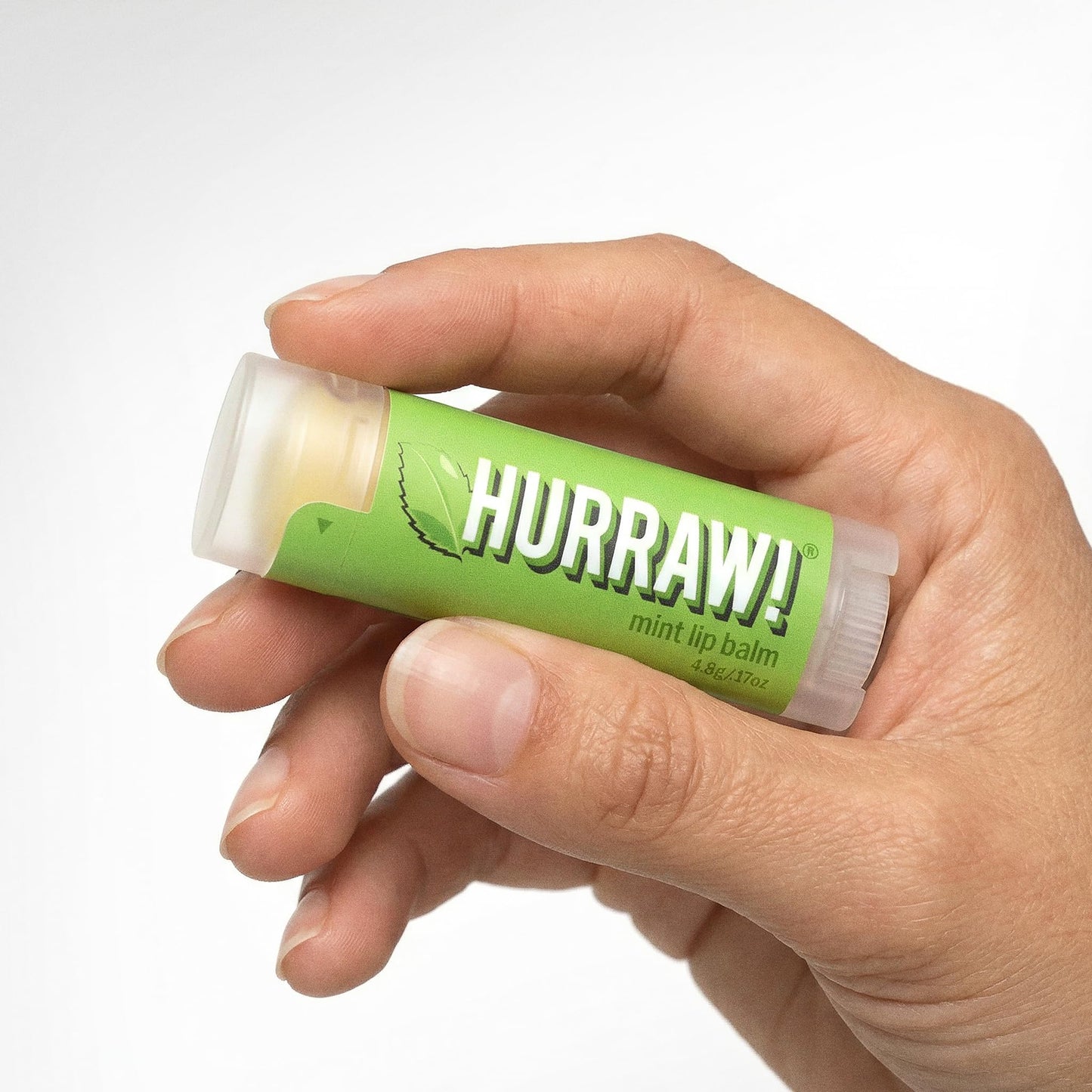 Hurraw! Mint Lip Balm, 3 Pack: Organic, Certified Vegan, Cruelty and Gluten Free. Non-GMO, 100% Natural Ingredients. Bee, Shea, Soy and Palm Free. Made in USA