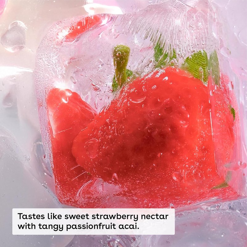 EOS 24H Moisture Super Balm - Strawberry Acai Lip Mask | Deep Hydration Skincare, 0.35 fl oz