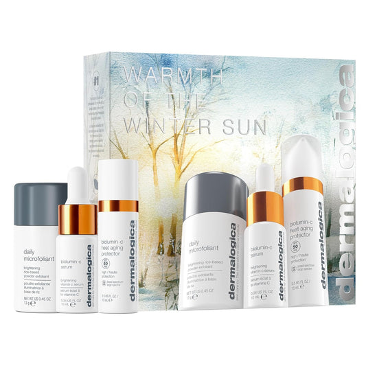 Dermalogica Travel-Sized Skin Care Set | Face Exfoliants, Serum & SPF Moisturizer