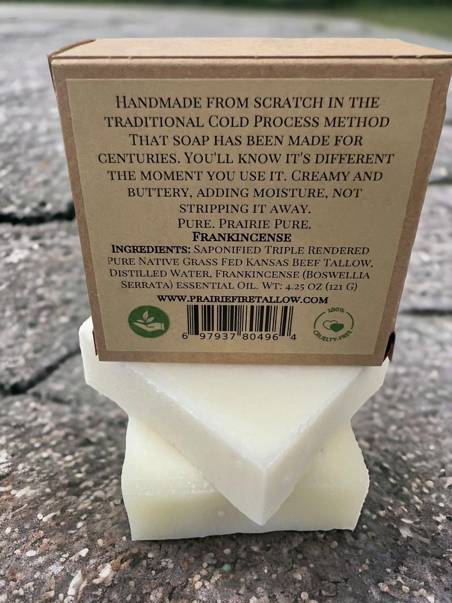 Pure Beef Tallow Soap Bar, (3 Pack) Grass Fed and Finished - Face, Body and Hair - Cleans, Moisturizes, Soothes, and Hydrates. Natural and Organic Lemon