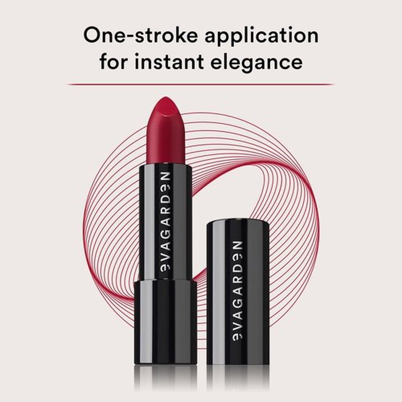 EVAGARDEN Classy Lipstick - Formulated with Natural Oils - Envelopes Your Skin with Satin Effect - Light, Pigmented Blend Gives Full Coverage and Chic Finish Instantly - 614 Brick Red - 0.1 oz